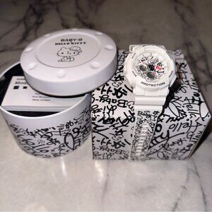 NEW 2016 Casio Baby G Shock Sanrio Hello Kitty Watch NIB authentic BA-120